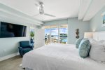Master bedroom with ensuite and marina/ocean view